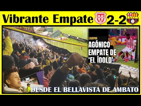 TECNICO U. 2-2 BARCELONA SC. / SUFRIDO PUNTO EN LA AGONIA DEL PARTIDO!