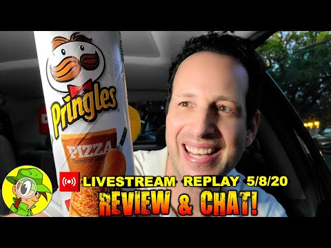 , title : 'Pringles® PIZZA FLAVOR Review 🥔🍕 | Livestream Replay 5.8.20 | Peep THIS Out!'