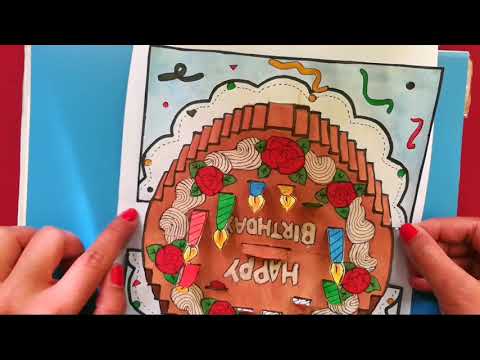 Tutorial Of Pop Up Birthday Card 🎂😊 - Part 2
