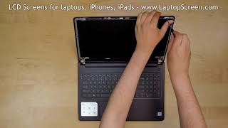 Dell Inspiron 15 3000 series  laptop screen replacement tutorial. Step-by-step instructions.