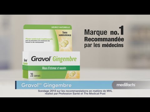 Gravol Gingembre featured by Medifacts Canada (FRE)