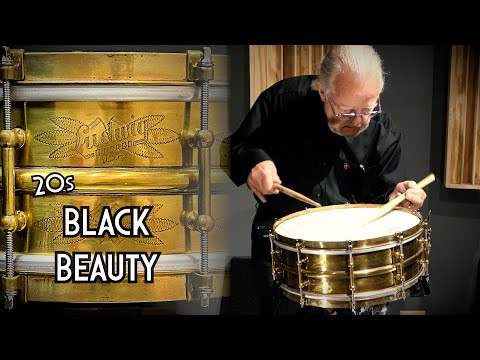 1920's LUDWIG Black Beauty 5x14" Snare Drum