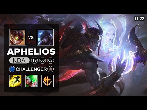 Aphelios ADC vs Ziggs - EUW Challenger - Season 11 Patch 11.22