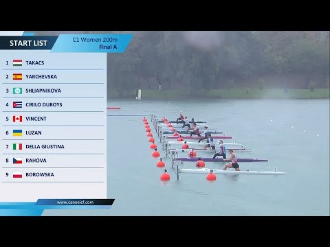 C1 Women 200m Final A / 2025 ICF Canoe-Kayak Sprint World Championships Milan