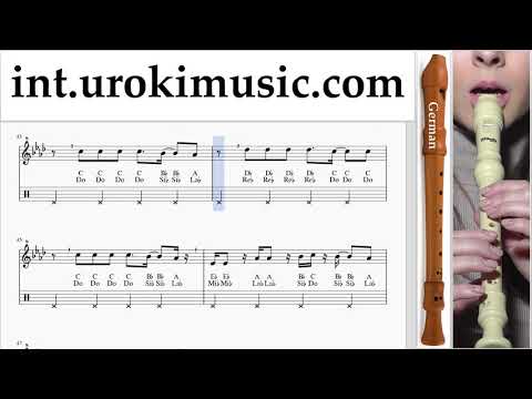 Never Really Over Sheet Music recorder G. - Katy Perry Never Really Over Tutorial