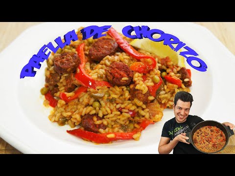 Paella de chorizo