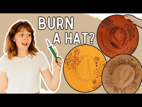 WOOD BURNING A FELT HAT - My Top Tips and Tricks!!