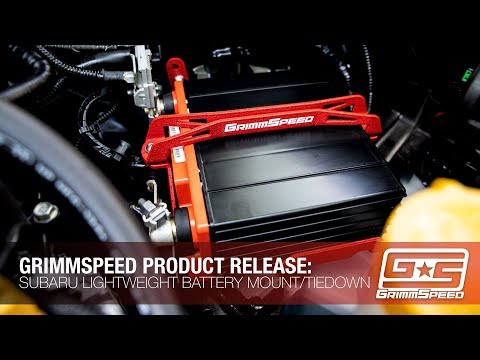New Product: GrimmSpeed Lightweight Battery Mount Kit and Tiedown