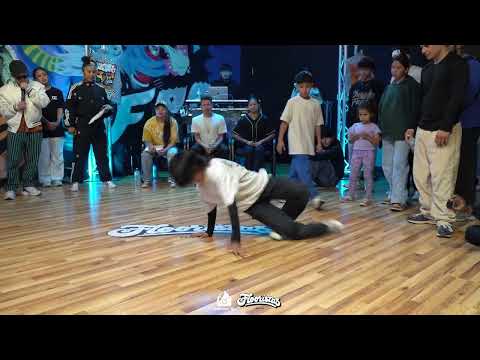 Flooristas 8yr Anniversary | 1vs1 Kids Battle | Top 8 | Bgirl A Plus vs Bboy Bam Bam