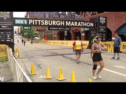 Pittsburgh Marathon Finish Line 1:30 PM to 2 PM