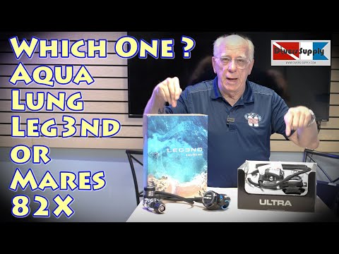 2021 View of Aqua Lung's Leg3nd vs Mares 82X Scuba Regulators