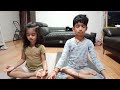 Pranayama Aum Chanting Meditation And Experience Sharing By SacredU Yoga Kids