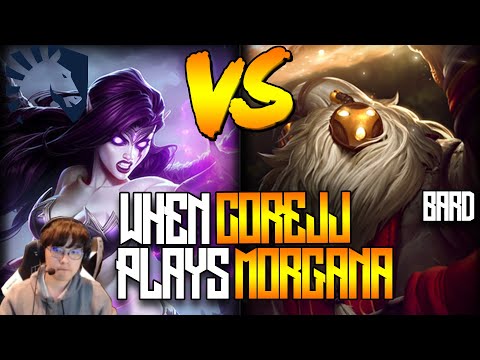 When CoreJJ Plays Guardian Morgana vs Bard Support NA Soloq Gameplay