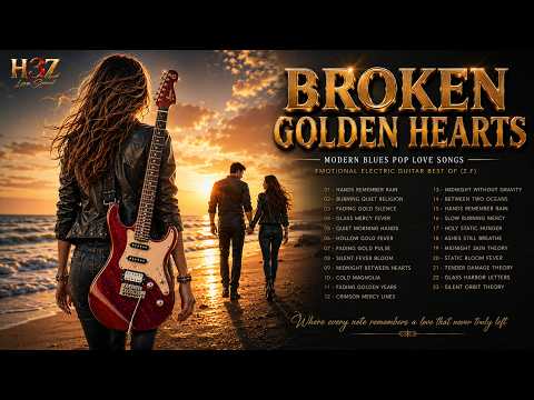 Broken Golden Hearts | Modern Blues Pop Love Songs 2026 | Emotional Electric Guitar Best Of (Z.F)
