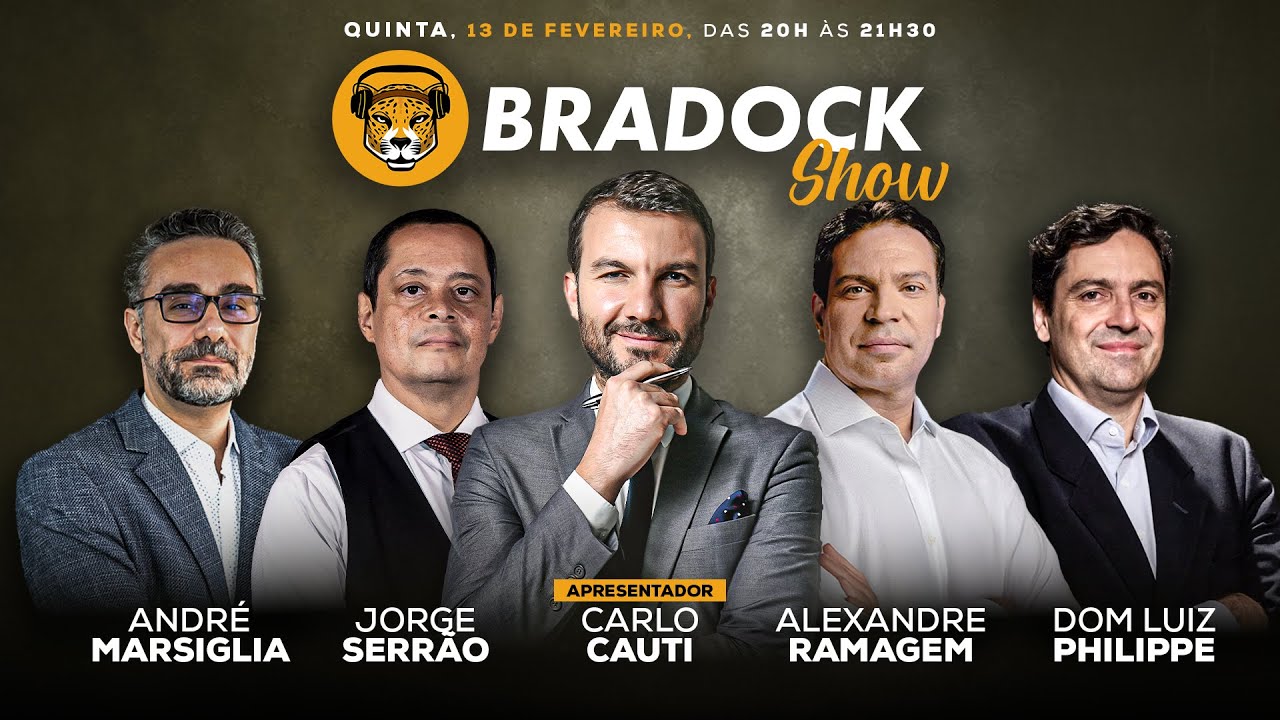 Bradock Show 13/02/25 - Carlo Cauti, Jorge Serrão, André Marsiglia, Ramagem e Dom Luiz Philippe