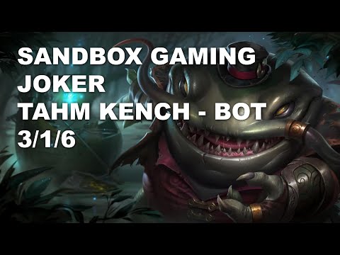 SANDBOX Gaming joker Bot Tahm Kench vs Kalista - KR Challenger Rank Game