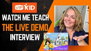 2025 VIPKid Live Demo Interview Walkthrough | How to Teach the VIPTeacher Demo Class | VIPKid Help