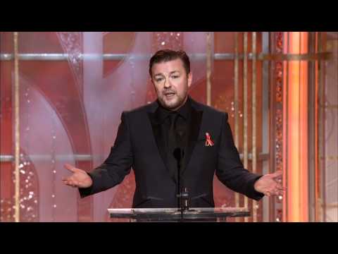 Ricky Gervais Talks 69th Annual Golden Globe Awards to Broadcast on NBC 1-15-2012