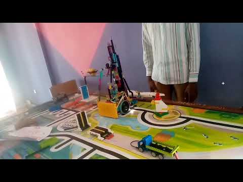 FLL cargo connect 90 points 1 run