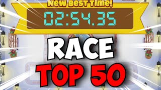 BTD6 Race Tutorial || Top 50 || Pushable/with Written Guide! || Tough Bloons, Tougher Explosions