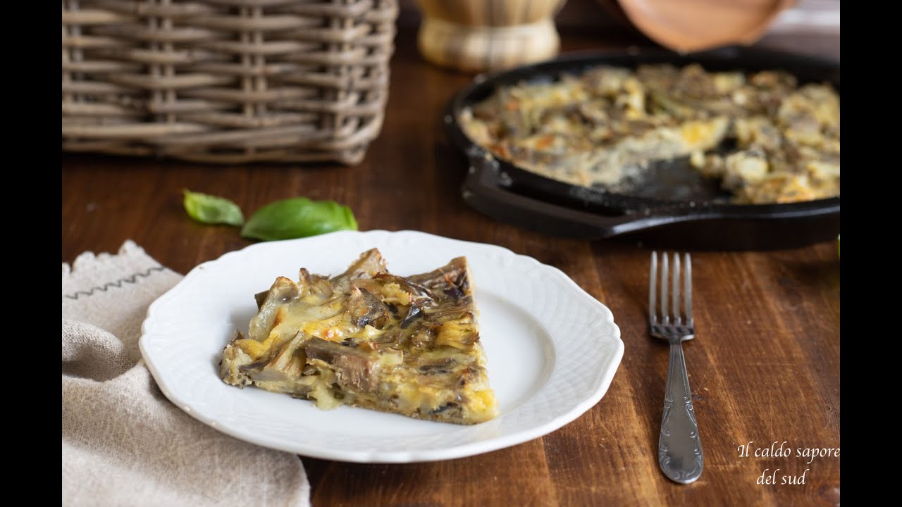 Watch Now Frittata di carciofi e cipolle al forno Frittata di carciofi e cipolle al forno