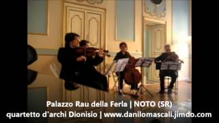 LIBERTANGO A. PIAZZOLLA QUARTETTO D'ARCHI DIONISIO | ww.danilomascali.jimdo.com | NOTO (SR)