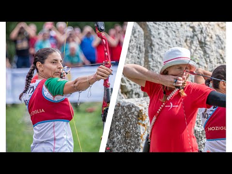 Rosemarie Leitner v Cinzia Noziglia – barebow women gold | Terni 2022 3D Championships