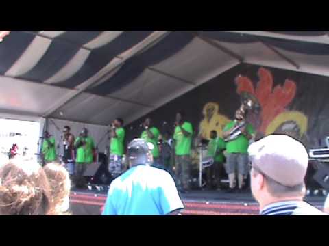 Free Agents Brass Band - New Orleans Jazz Fest 2014