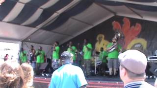 Free Agents Brass Band - New Orleans Jazz Fest 2014