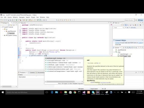JavaFX tutorials: Episode 1- The hierarchy and basic window