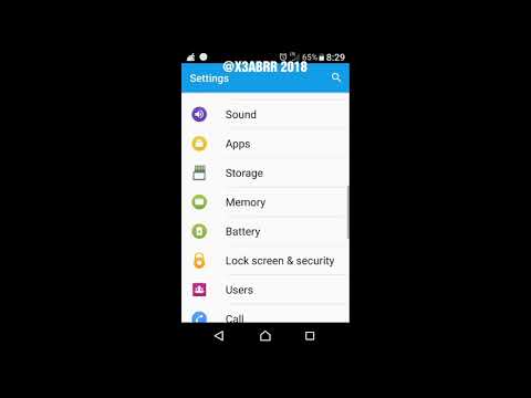 How to change the language and delete it in Sony xperia Android z xz