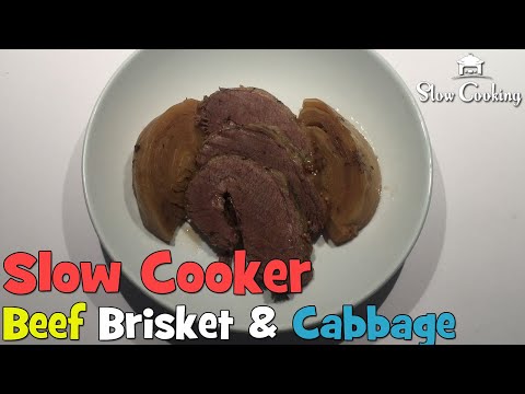 Slow Cooker Beef Brisket and Cabbage