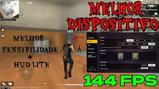 EMULADOR MSI 5.12 LITE🎉 NOVO DISPOSITIVO 144 FPS😲 , COM MENOS LAG+,FPS ✅FF V7A + SENS I+ MOUSE FIX🍓