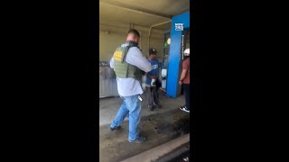 Woman Defends Immigrants at Torrance Car Wash
