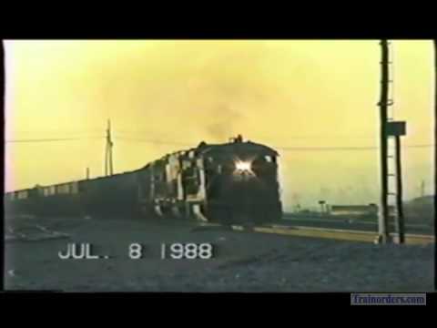 Classic Railroad Series 567 - Santa Fe, UP and SP at Colton Crossing July 8, 1988