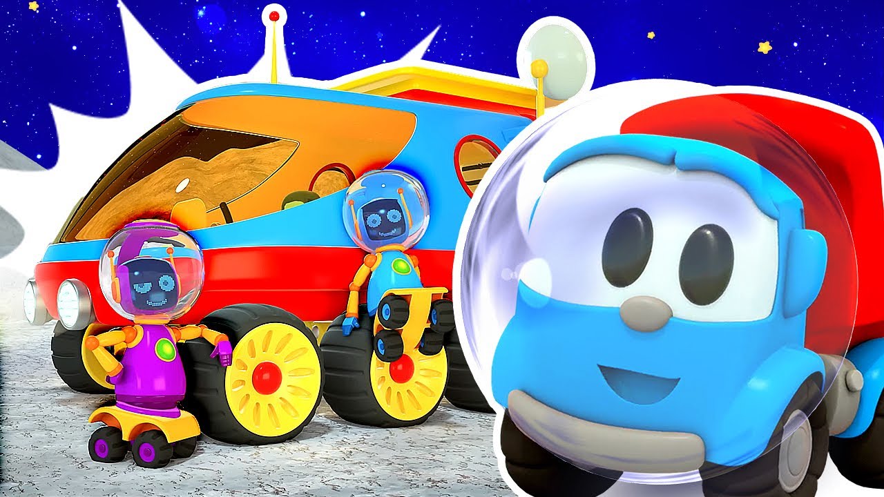 Vamos viajar com Léo, o caminhão! Desenho animado infantil. Desenhos animados em português