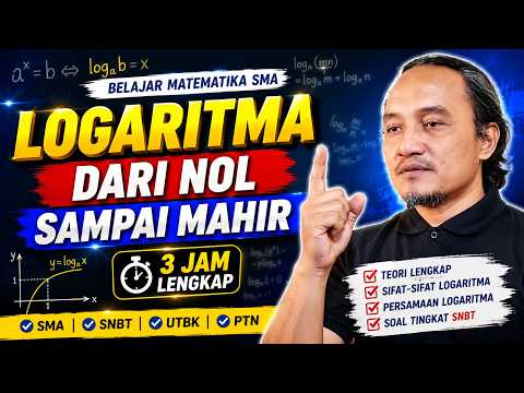 Thumbnail Belajar Logaritma dari Dasar sampai Mahir