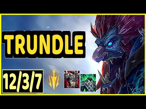 TRUNDLE VS JARVAN IV - 12/3/7 KDA JUNGLE GAMEPLAY