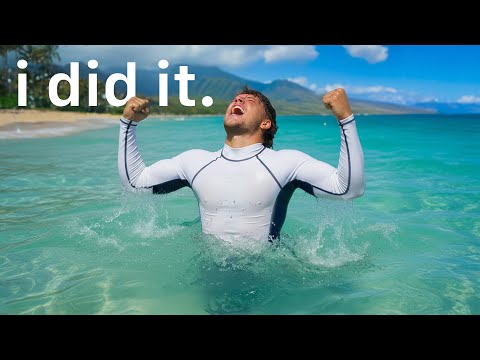 only been surfing a year and i just got barreled