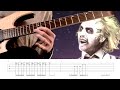 BEETLEJUICE - METAL GUITAR COVER (Main Theme by Danny Elfman)...with guitar tab