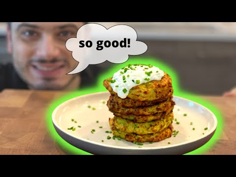 How to Make Zucchini Fritters | Easy Zucchini Recipe in the Air Fryer
