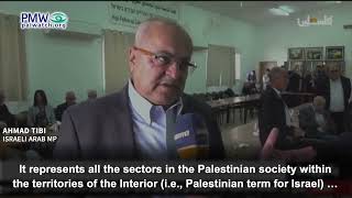 Ahmad Tibi talking about Israel