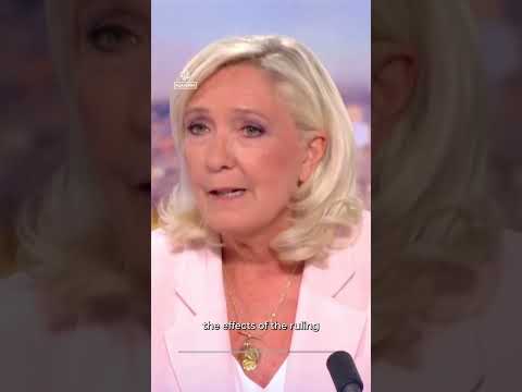 Marine Le Pen to run for French Presidency despite criminal conviction | AJ #shorts
