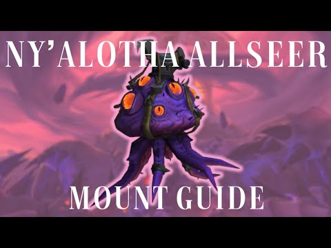 solo MYTHIC Ny'alotha Allseer mount guide ♡ the final boss in Ny'alotha, the Waking City raid