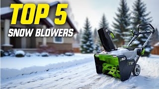 Top 5 Best Snow Blowers of 2026 | Power, Performance & Price Tested!