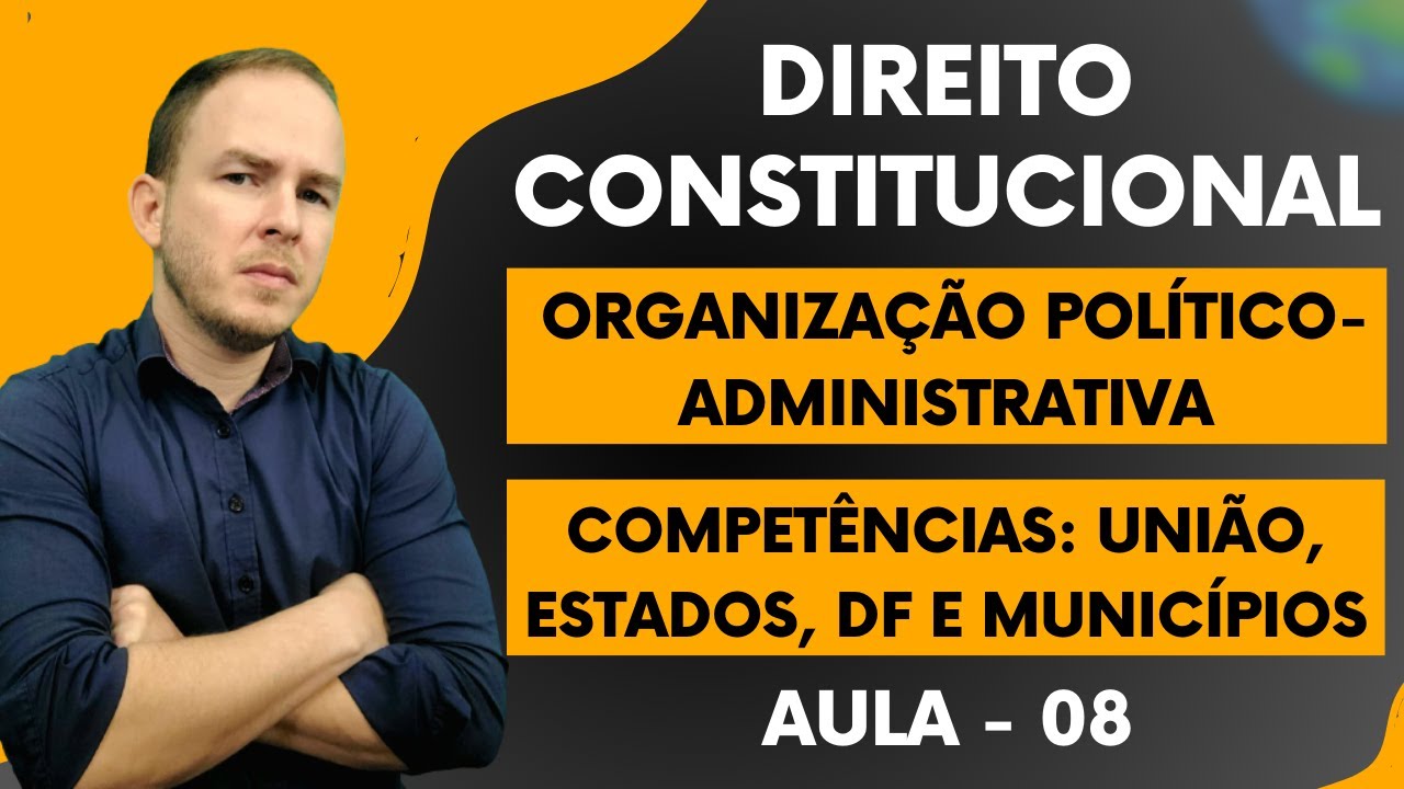 CONSTITUCIONAL: Organização Político-Administrativa (Aula 08)