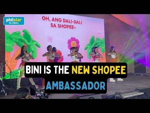 PPop girl group BINI bagong ambassador ng Shopee