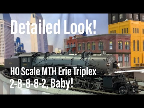 Shortline Histories: History of Erie’s Triplex and MTH (Mike’s Train House) HO Scale 2-8-8-8-2 Model