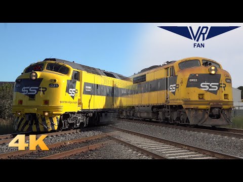 Southern Shorthaul Railroad - Hauling the Grain: Australian Trains in 4K
