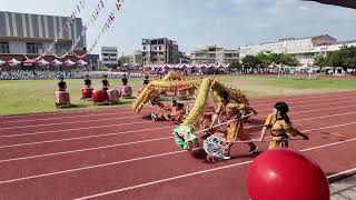 花壇國中 祥龍獻福：「戰鼓啟奏慶吉祥 祥龍飛舞昇太平」慶祝花壇國小110週年校慶 2025.5.10